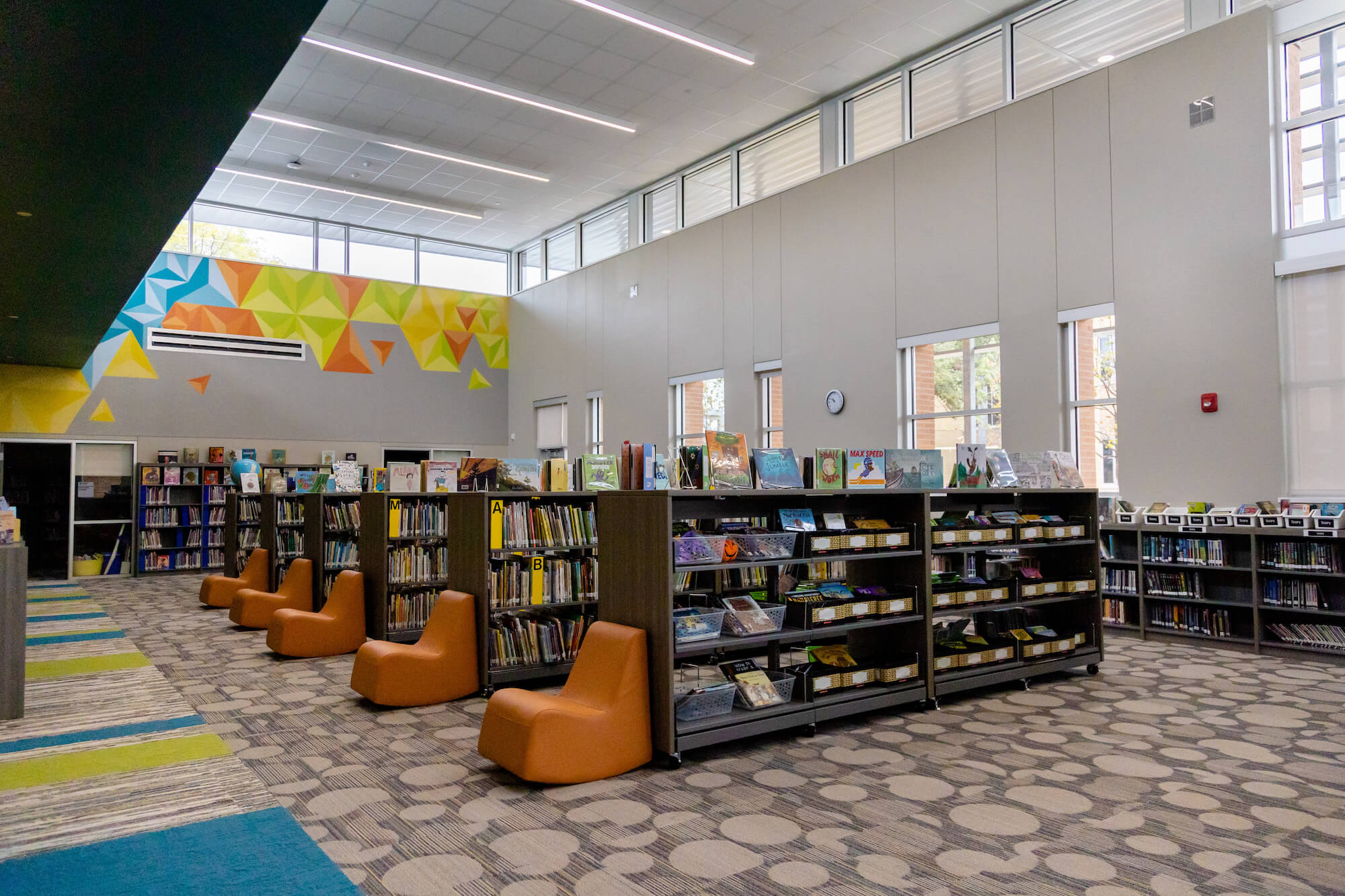 Bibliothek der Brentwood-Grundschule